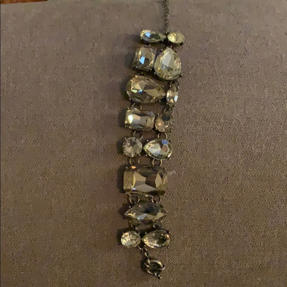 Large rhinestone bracelet